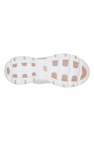 Sneakers bianche Skechers D'Lites Fresh Start