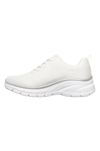 Sneakers bianche lavabili in lavatrice Skechers Fashion Fit 2.0 Moonlight Glow