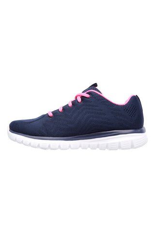 Sneakers blu lavabili in lavatrice Skechers Graceful Get Connected