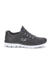 Sneakers grigie slip-on lavabili in lavatrice Skechers Summits Itz Bazik