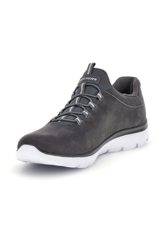 Sneakers grigie slip-on lavabili in lavatrice Skechers Summits Itz Bazik