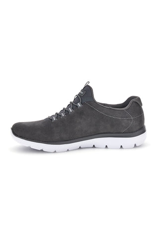 Sneakers grigie slip-on lavabili in lavatrice Skechers Summits Itz Bazik