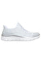 Sneakers bianche lavabili in lavatrice Skechers Summits Plus Soft Luster