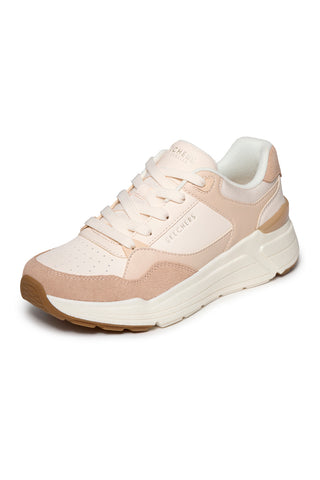 Sneakers beige in pelle scamosciata Skechers Rovina Lite Cool Two The Core