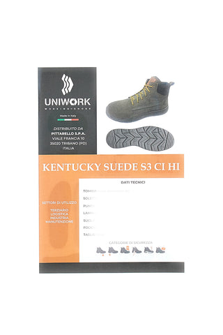 Varnostna oprema Uniwork Kentucky Suede S3 CI HI
