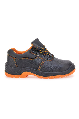 Varnostni čevlji Black Shoot 392 S1 SRC črni in oranžni