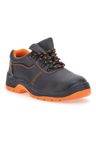 Varnostni čevlji Black Shoot 392 S1 SRC črni in oranžni