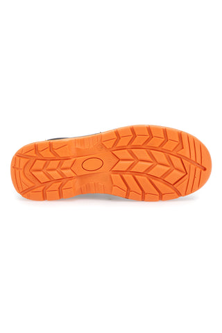 Varnostni čevlji Black Shoot 392 S1 SRC črni in oranžni