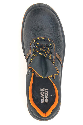 Varnostni čevlji Black Shoot 392 S1 SRC črni in oranžni