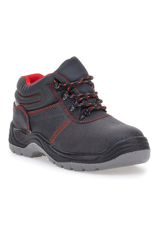 Varnostni čevlji Mid-Cut črni in rdeči BLACK SHOOT 623 S3 SRC