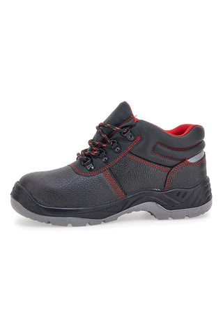 Varnostni čevlji Mid-Cut črni in rdeči BLACK SHOOT 623 S3 SRC