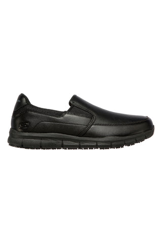 Črni varnostni čevlji SKECHERS Work Relaxed Fit: Nampa - Groton SR