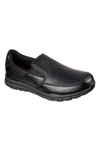 Črni varnostni čevlji SKECHERS Work Relaxed Fit: Nampa - Groton SR