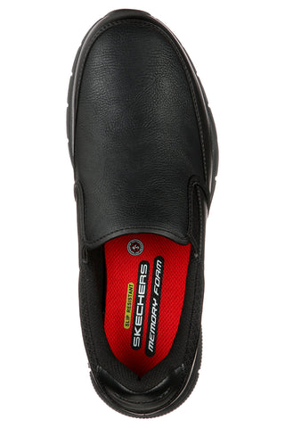 Črni varnostni čevlji SKECHERS Work Relaxed Fit: Nampa - Groton SR