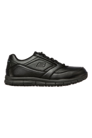 Črni varnostni čevlji SKECHERS Work Relaxed Fit - Nampa SR