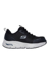Črni in sivi varnostni čevlji Skechers Work Slip-Resistant: Arch Fit - Ebinal