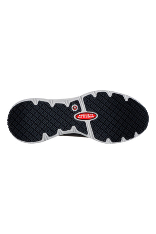 Črni in sivi varnostni čevlji Skechers Work Slip-Resistant: Arch Fit - Ebinal