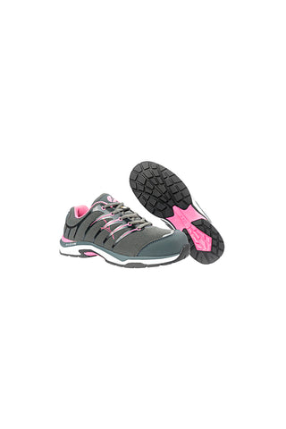 Varnostni čevlji sivi in roza S1P ESD HRO SRC Albatros Twist Pink WNS Low
