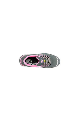 Varnostni čevlji sivi in roza S1P ESD HRO SRC Albatros Twist Pink WNS Low