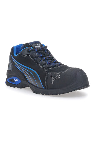 Črni in modri varnostni čevlji S3L Puma Rio Low Safety