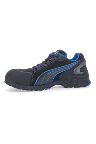 Črni in modri varnostni čevlji S3L Puma Rio Low Safety