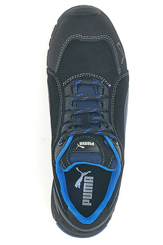 Črni in modri varnostni čevlji S3L Puma Rio Low Safety