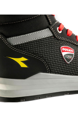 Črni varnostni čevlji srednje višine, odporni proti vodi Diadora Speedy Mid S3S