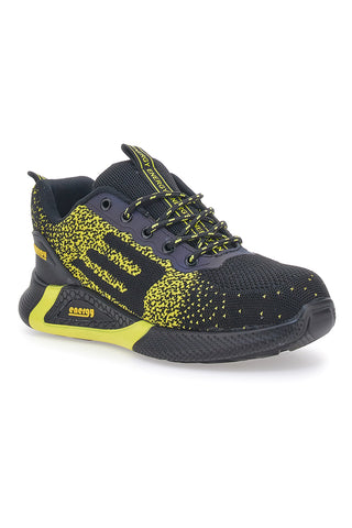 Črni in rumeni antistatični varnostni čevlji Blue star BS170 S3S SR