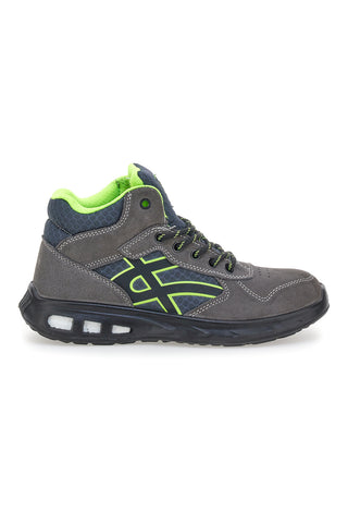 Varnostni superge S1P iz usnja, sive barve, Black shoot YL-5068H-2