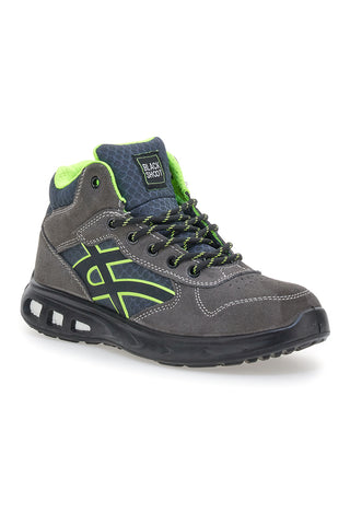 Varnostni superge S1P iz usnja, sive barve, Black shoot YL-5068H-2