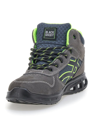 Varnostni superge S1P iz usnja, sive barve, Black shoot YL-5068H-2