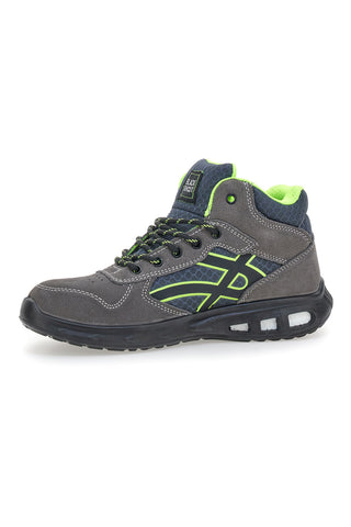 Varnostni superge S1P iz usnja, sive barve, Black shoot YL-5068H-2