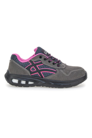 Sive varnostne superge S1P iz usnja Black shoot YL-5068-B