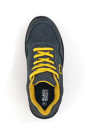 Sivi varnostni čevlji Black Shoot PK24589 S1PL
