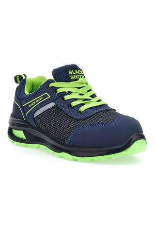 Modri varnostni čevlji Black Shoot PK23044 S1PL