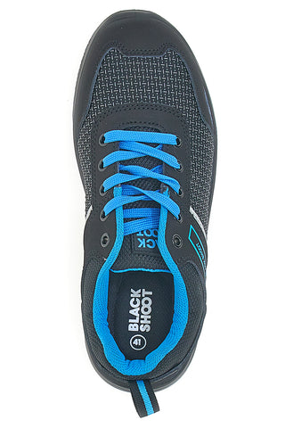 Črni varnostni čevlji Black Shoot PK23047 S1PL
