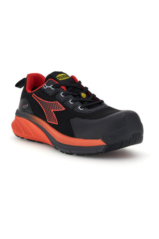 Varnostni čevlji nizki črno oranžni S3S SC SR HRO ESD Diadora Vortex DA2 Low