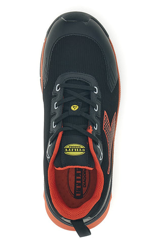Varnostni čevlji nizki črno oranžni S3S SC SR HRO ESD Diadora Vortex DA2 Low