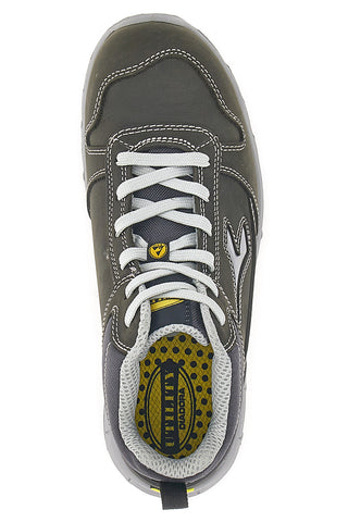 Diadora Run Mid sivi usnjeni varnostni čevlji