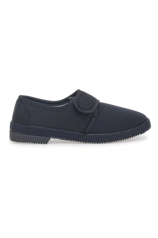 Črne copate z velcro zapenjanjem Terry 20