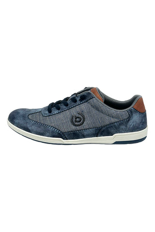 Casual modre čevlje z vezalkami v vintage stilu Bugatti 325726145000