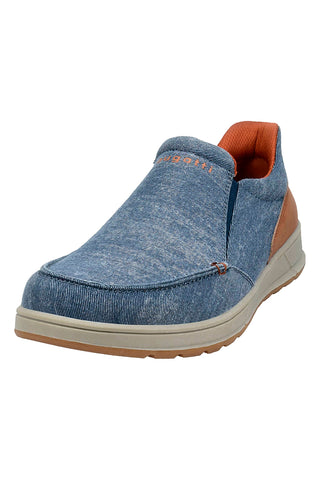 Modri mokasini z elastiki Bugatti AFB695500