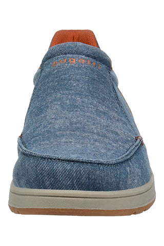 Modri mokasini z elastiki Bugatti AFB695500