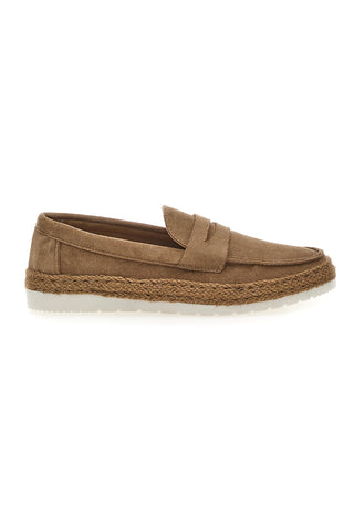 Mokasini Khaki z detajlom iz vrvi MAX DILLAN IY80013