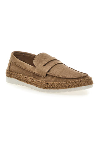 Mokasini Khaki z detajlom iz vrvi MAX DILLAN IY80013