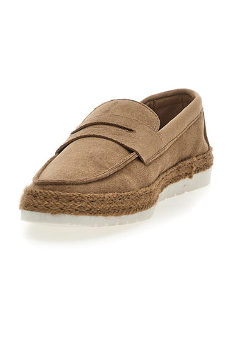 Mokasini Khaki z detajlom iz vrvi MAX DILLAN IY80013