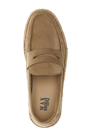 Mokasini Khaki z detajlom iz vrvi MAX DILLAN IY80013