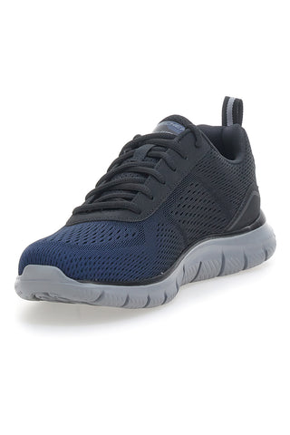 Črni in beli veganski superge z Memory Foam Skechers Track - Ripkent