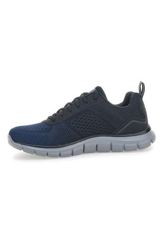 Črni in beli veganski superge z Memory Foam Skechers Track - Ripkent