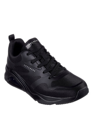 Črni športni copati s podplatom Air Cooled Memory Foam SKECHERS Tres-Air Uno - Revolution-Airy